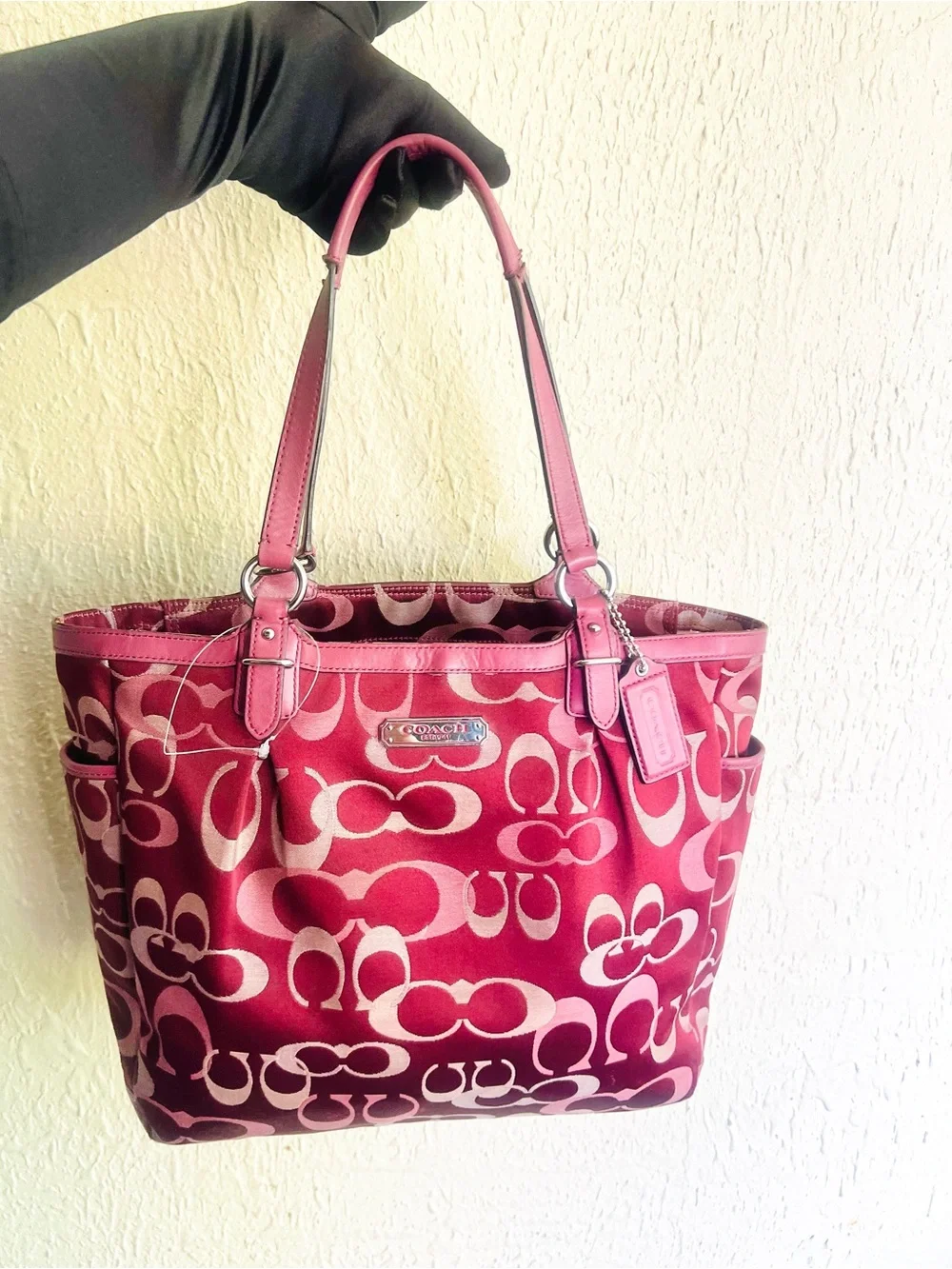 Coach Gallery Optic Signature Tote